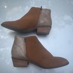 Frye Caden Color Block Suede Booties In excellent Shape Size 8.5